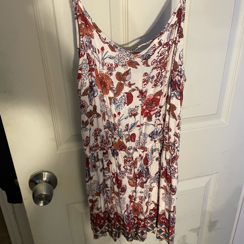Floral Print Romper